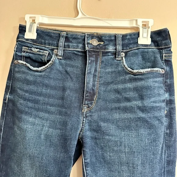 Women's American Eagle Size 2 Blue Jeans - Picture 3 of 8